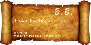 Brebu Boglár névjegykártya